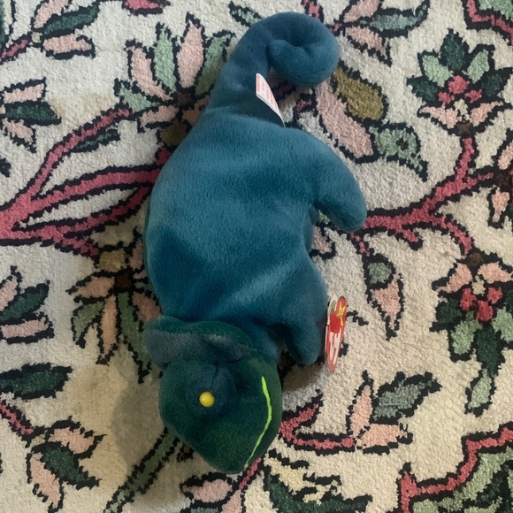 Ty Other - Ty Beanie Baby Rainbow The Iguana 1997